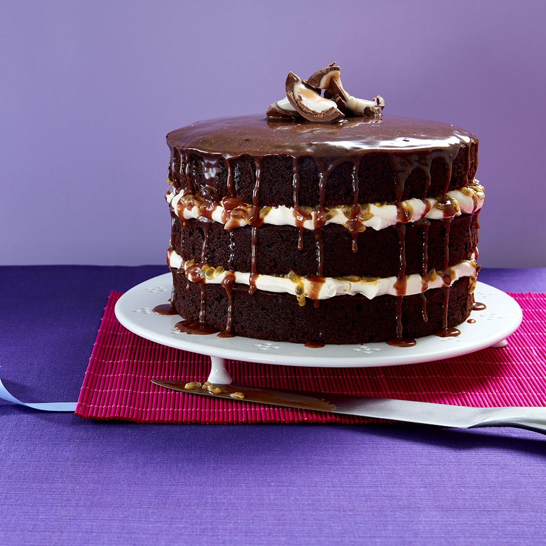 Moist and Fudgy Chocolate Layer Cake - Pretty. Simple. Sweet.