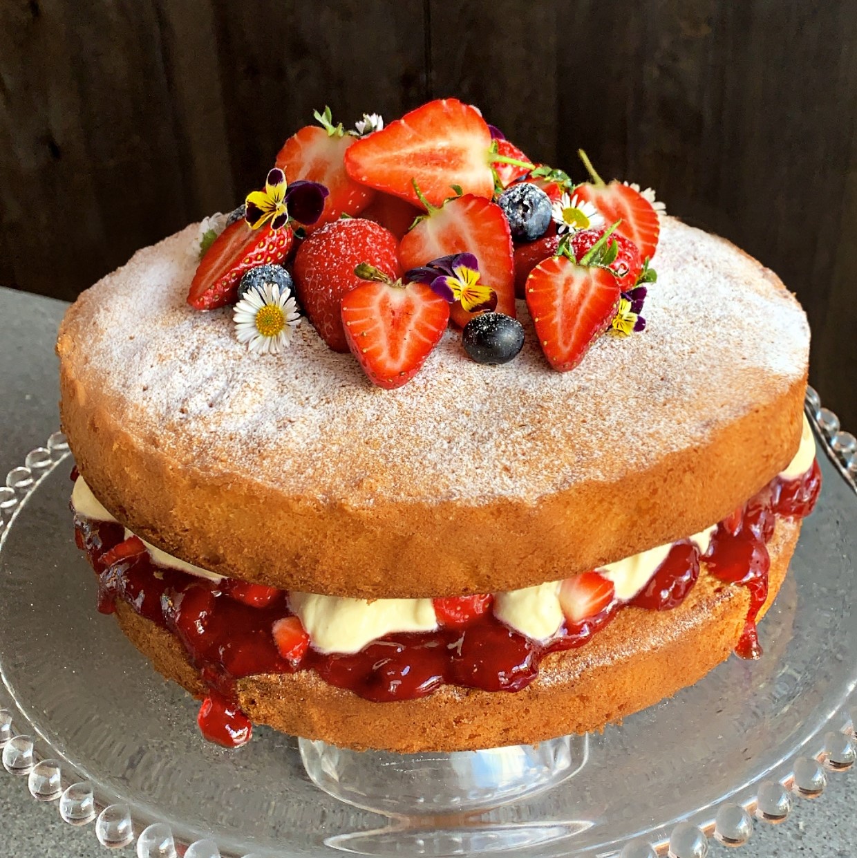 Libby Silbermanns Classic Victoria Sponge Great British Food Awards 