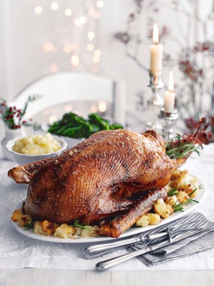 Stuffed Roast Goose with Rosemary-Scented Apple | Great British Food Awards