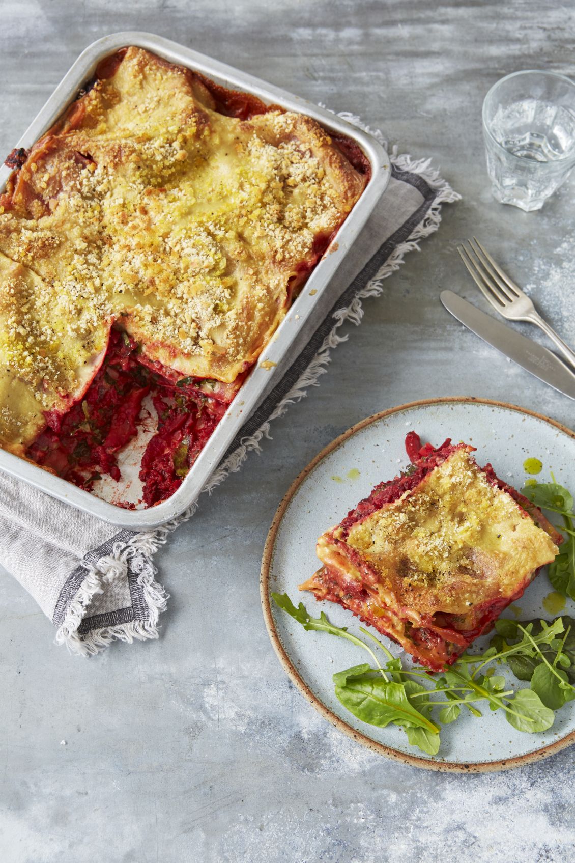 Jack Monroe’s Beetroot & Lentil Lasagne