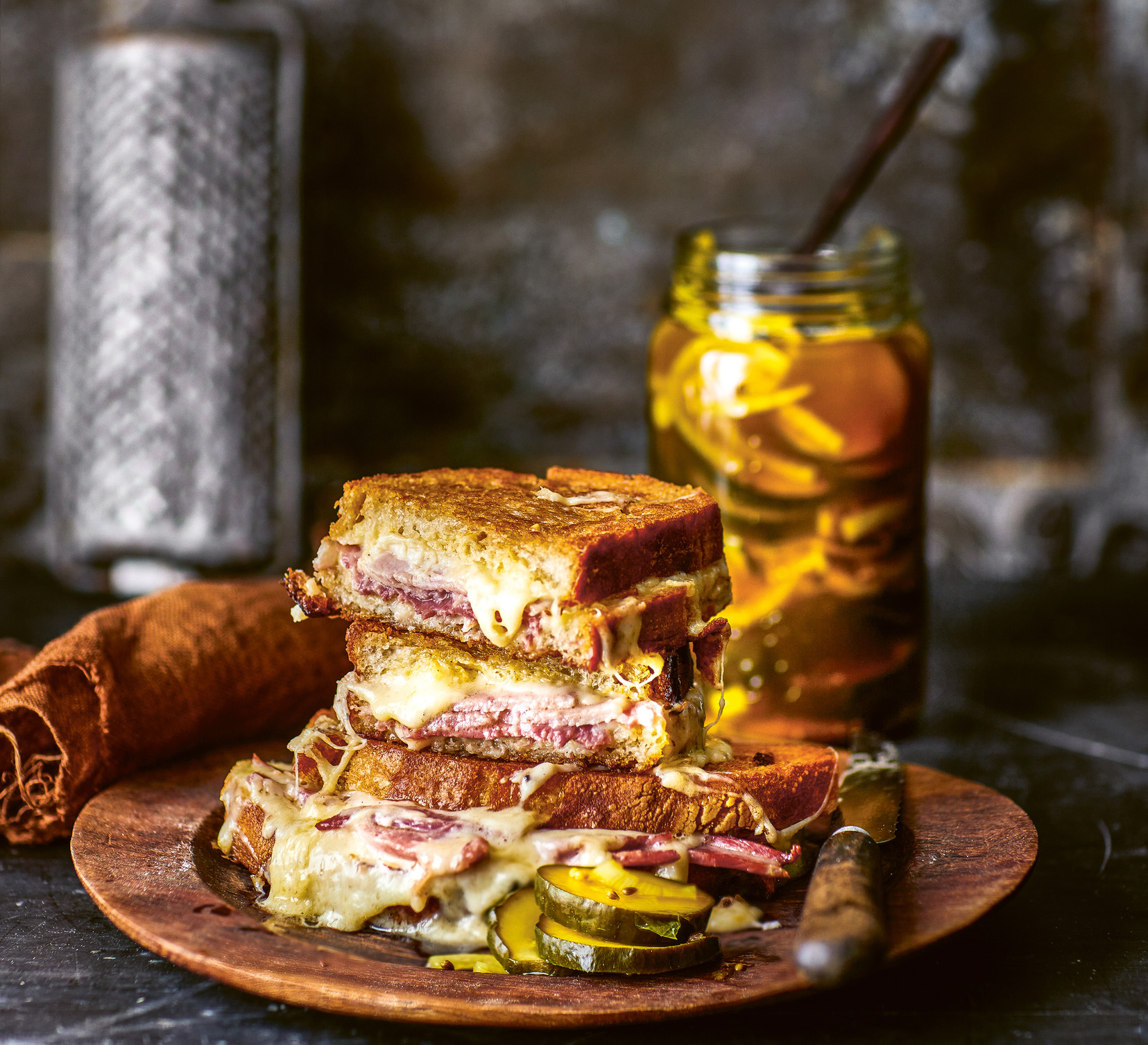 The Ultimate Cheese Toastie with Bread & Butter Pickles