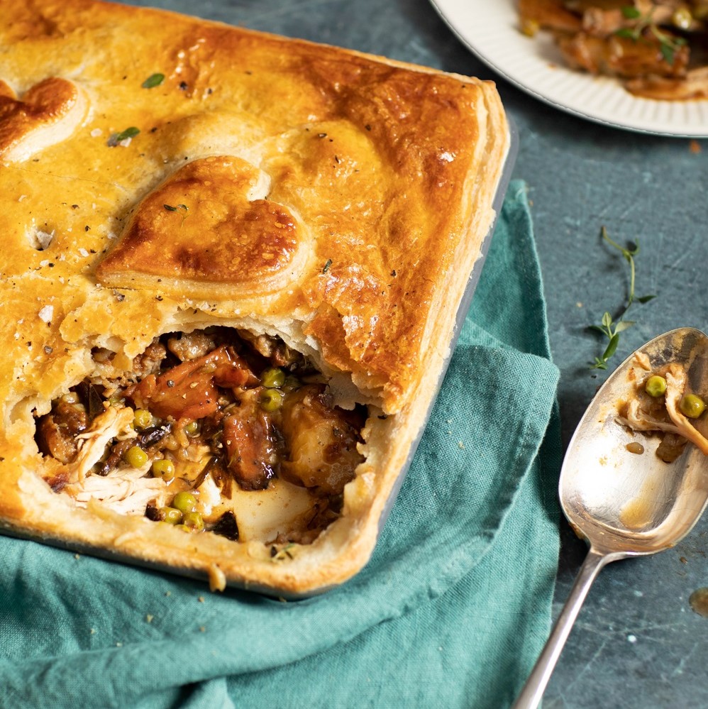 Leftover Roast Chicken Pie