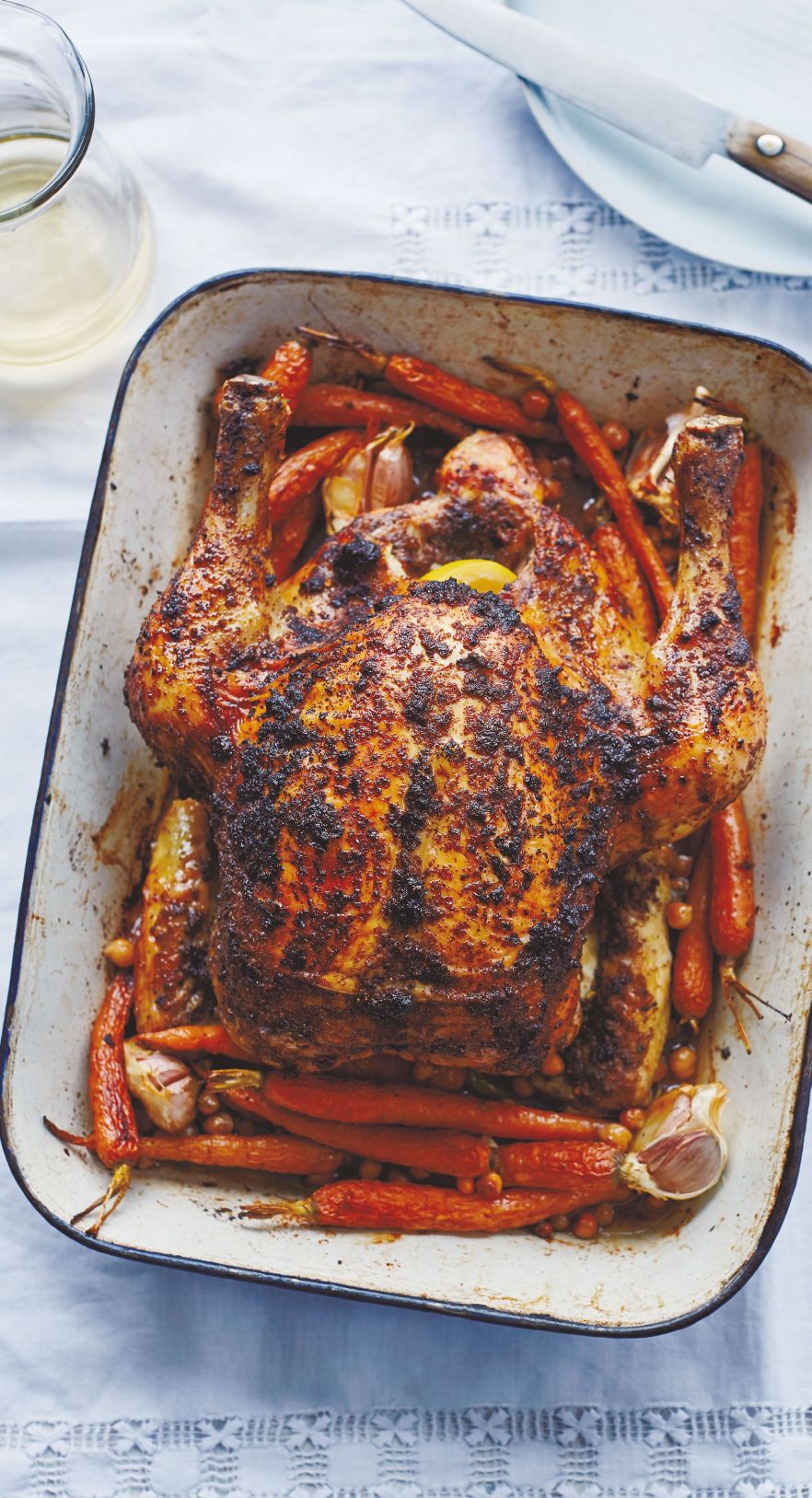 Flora Shedden’s Sumac Roast Chicken with Carrots & Chickpeas