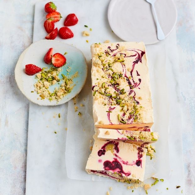 Summer Berry & Lemon Semifreddo