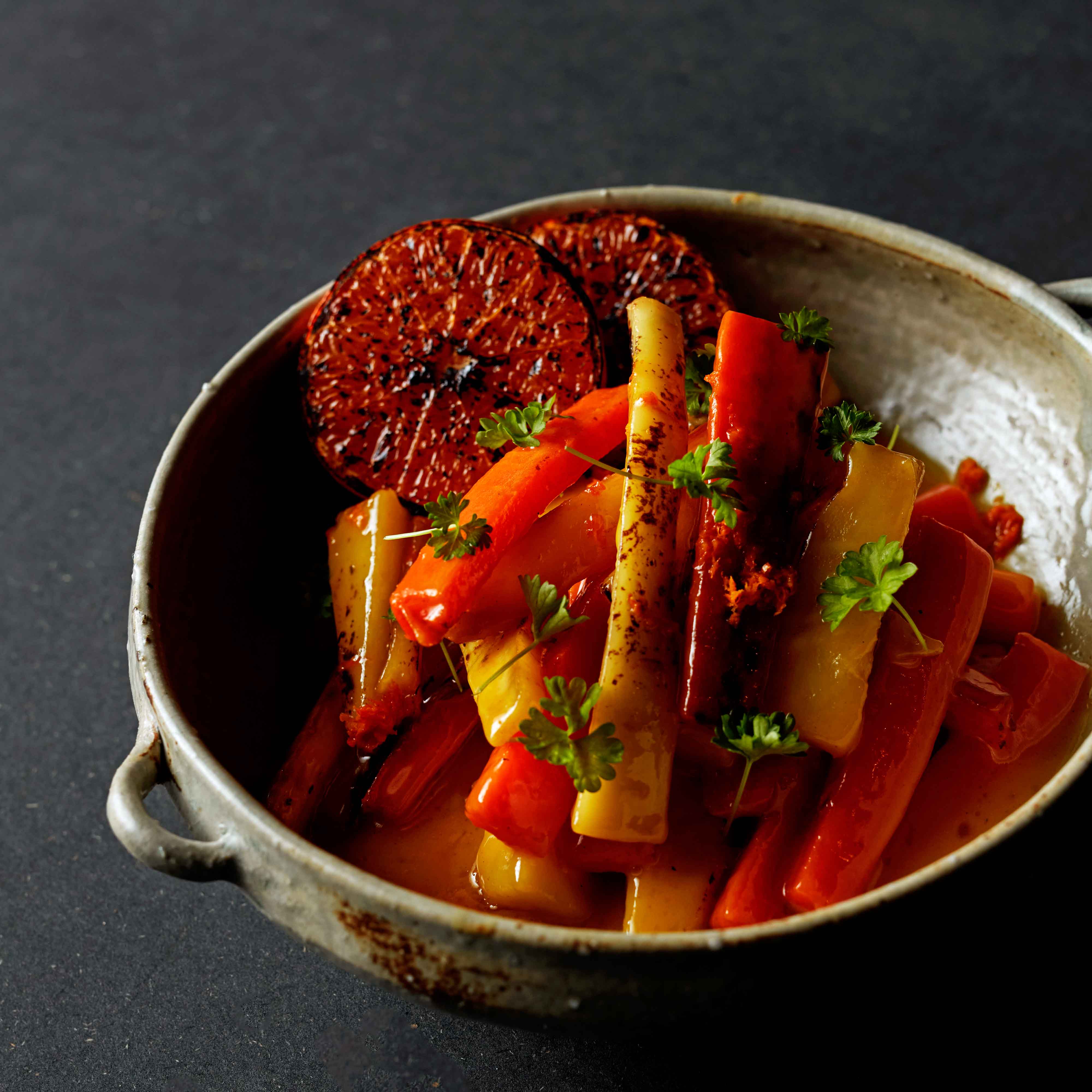 Clementine-glazed Carrots & Parsnips