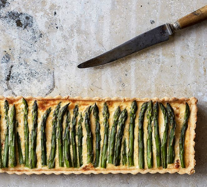 Crab & Asparagus Tart