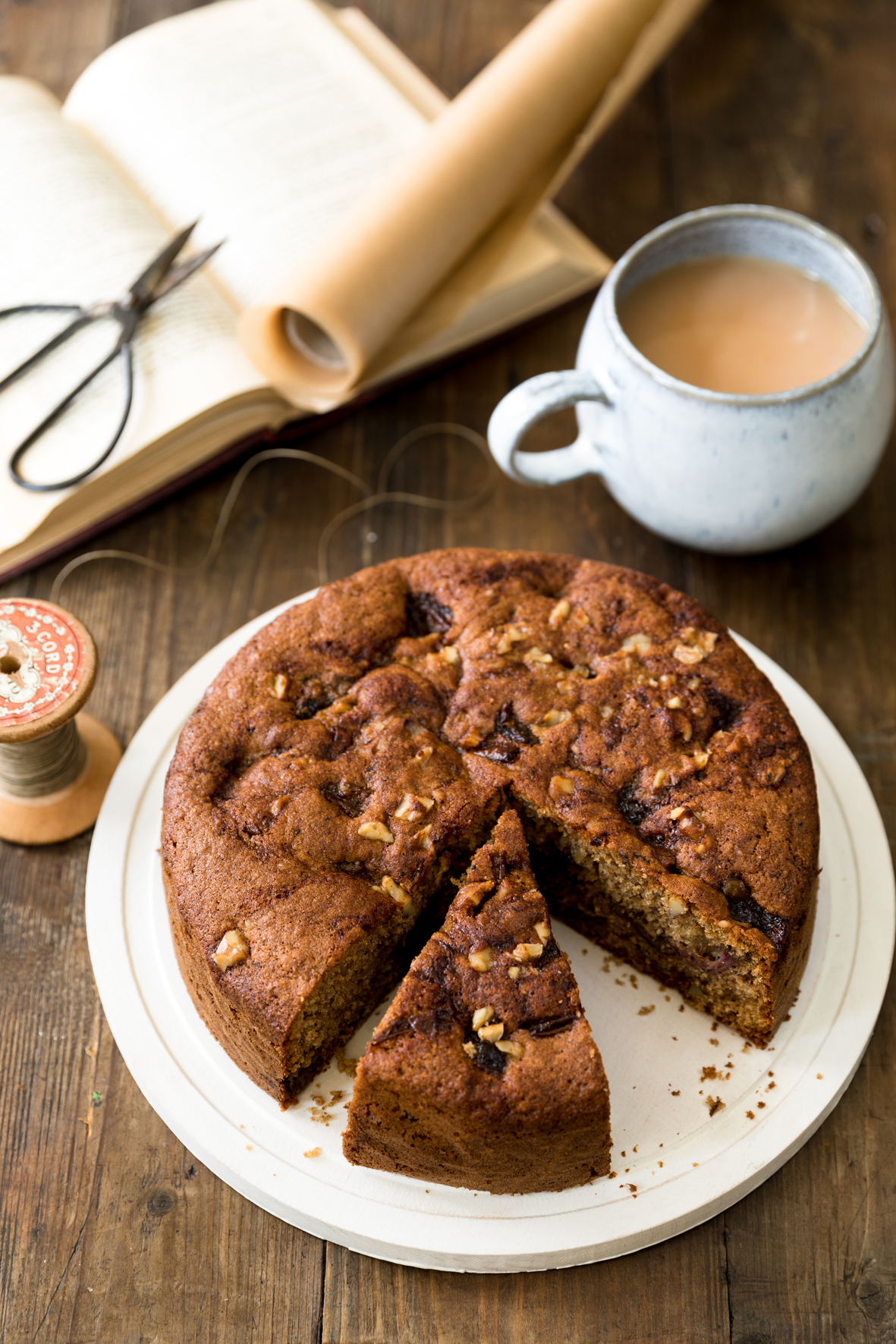 Date & Walnut Cake