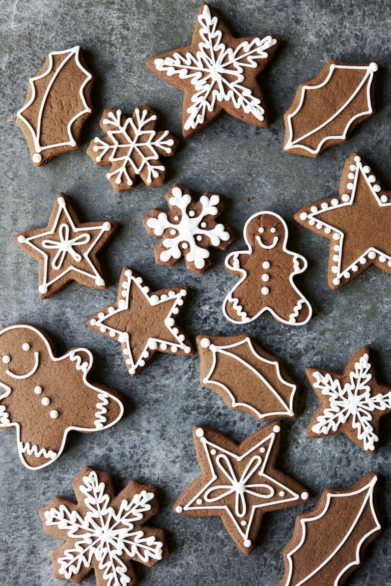 Iced Gingerbread Biscuits