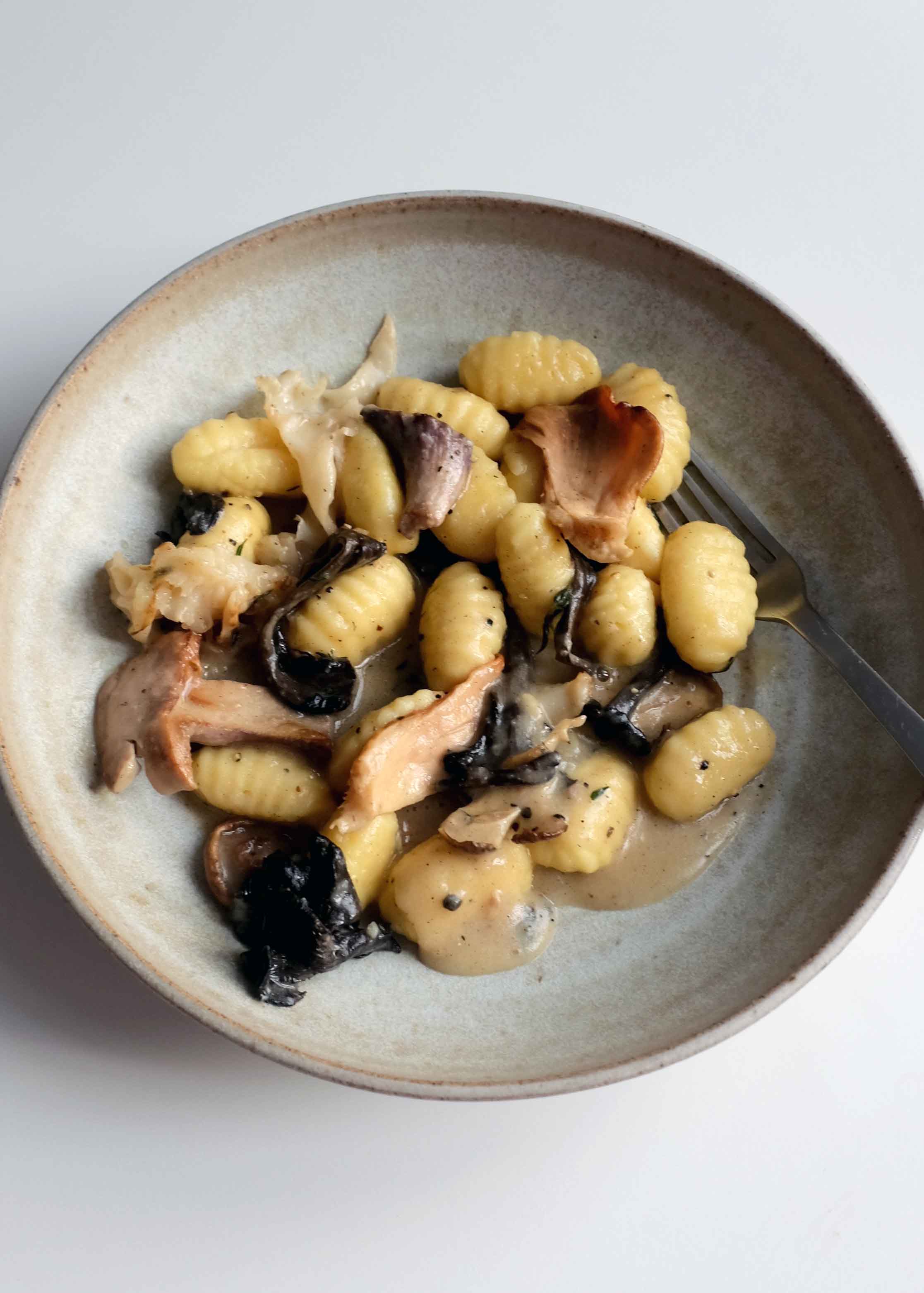 Potato Gnocchi, Truffle Butter & Wild Mushrooms