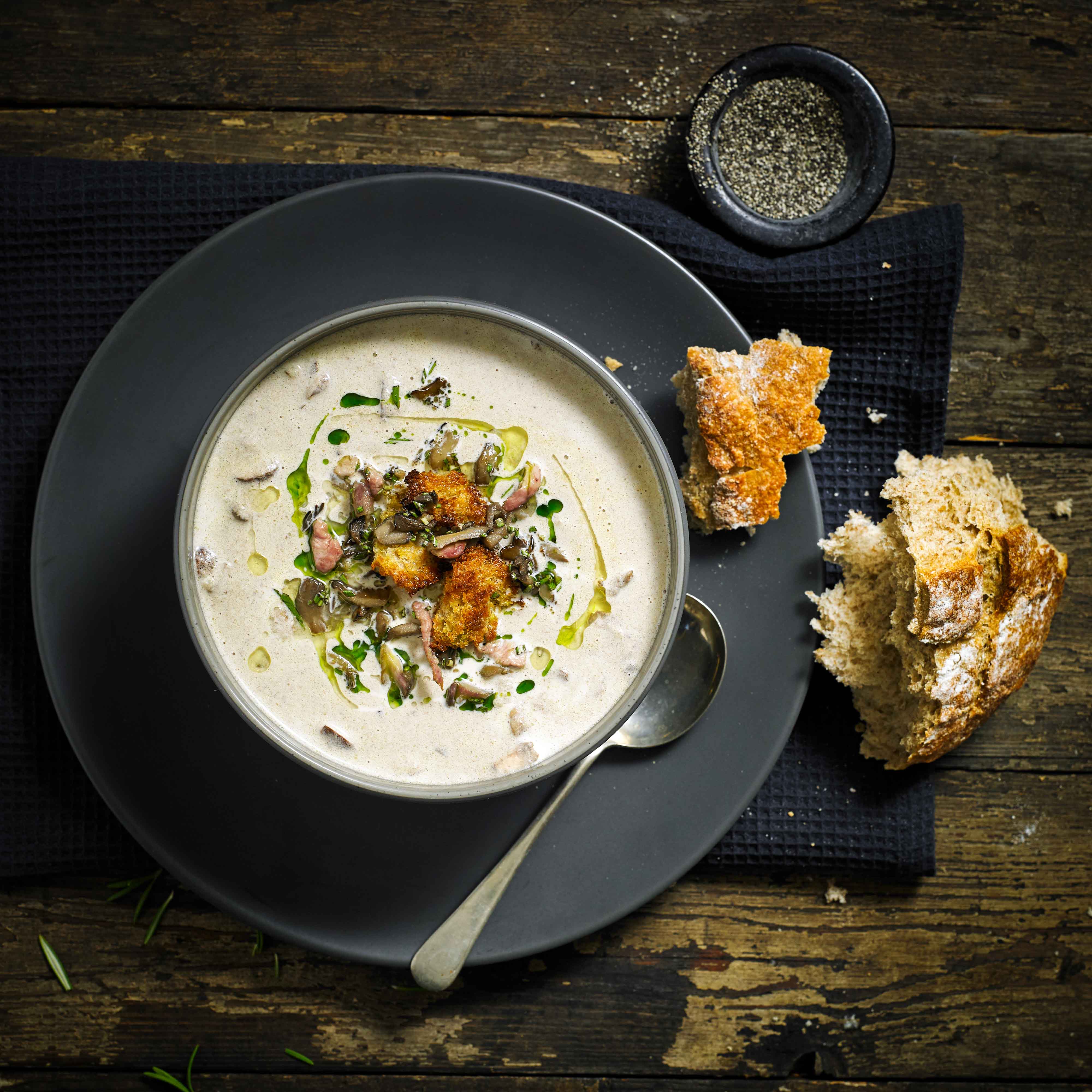 Roast Pheasant & Mushroom Soup