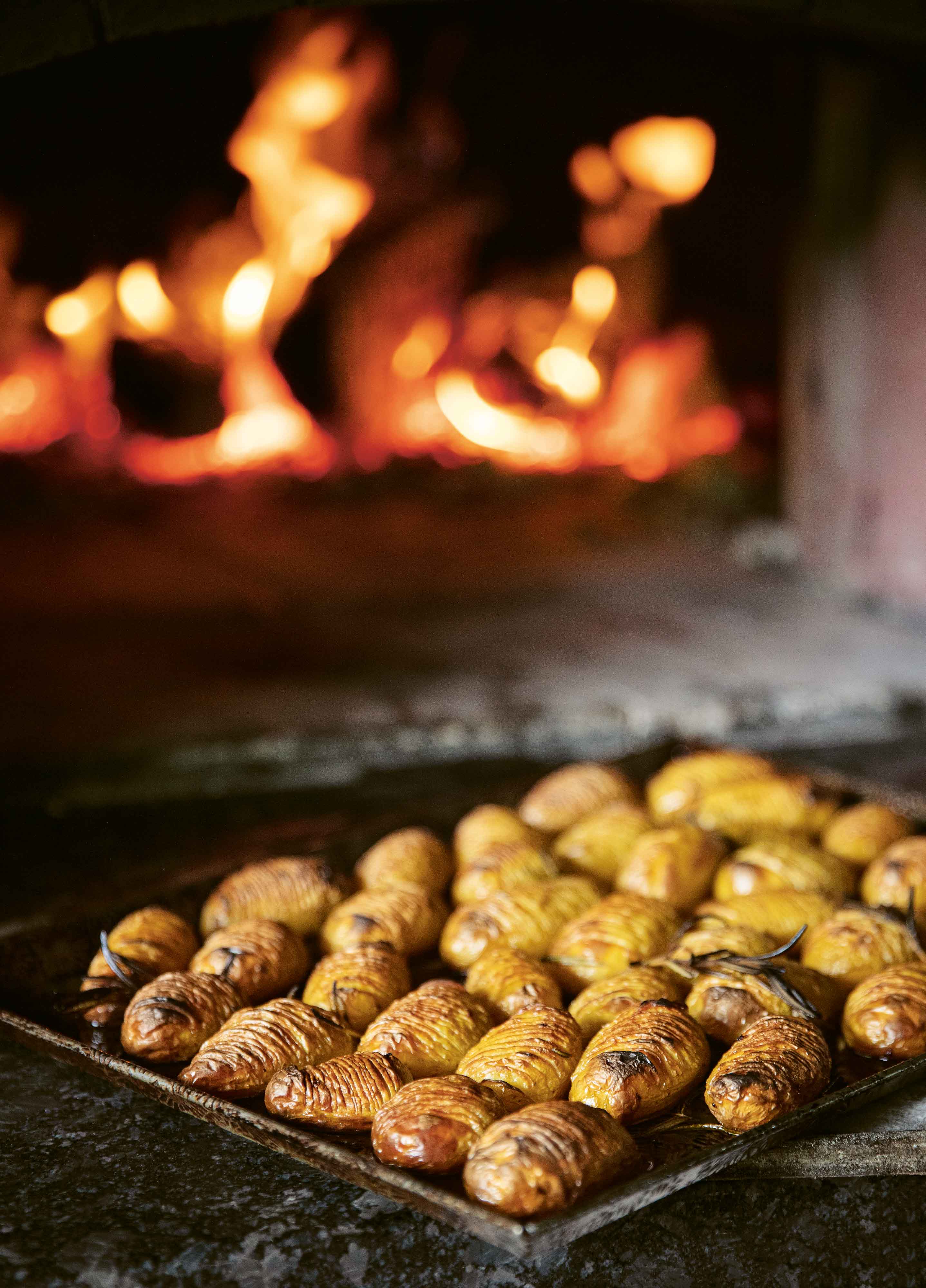 James Martin’s Hasselback Potatoes