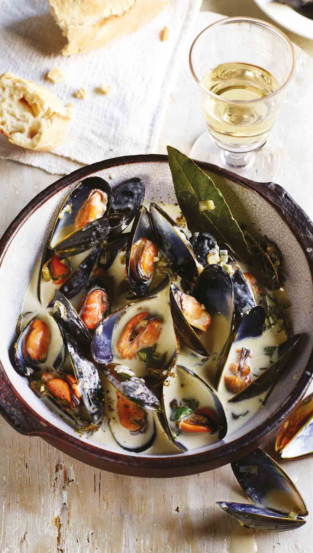 Rick Stein’s Cornish Mussels with Cider