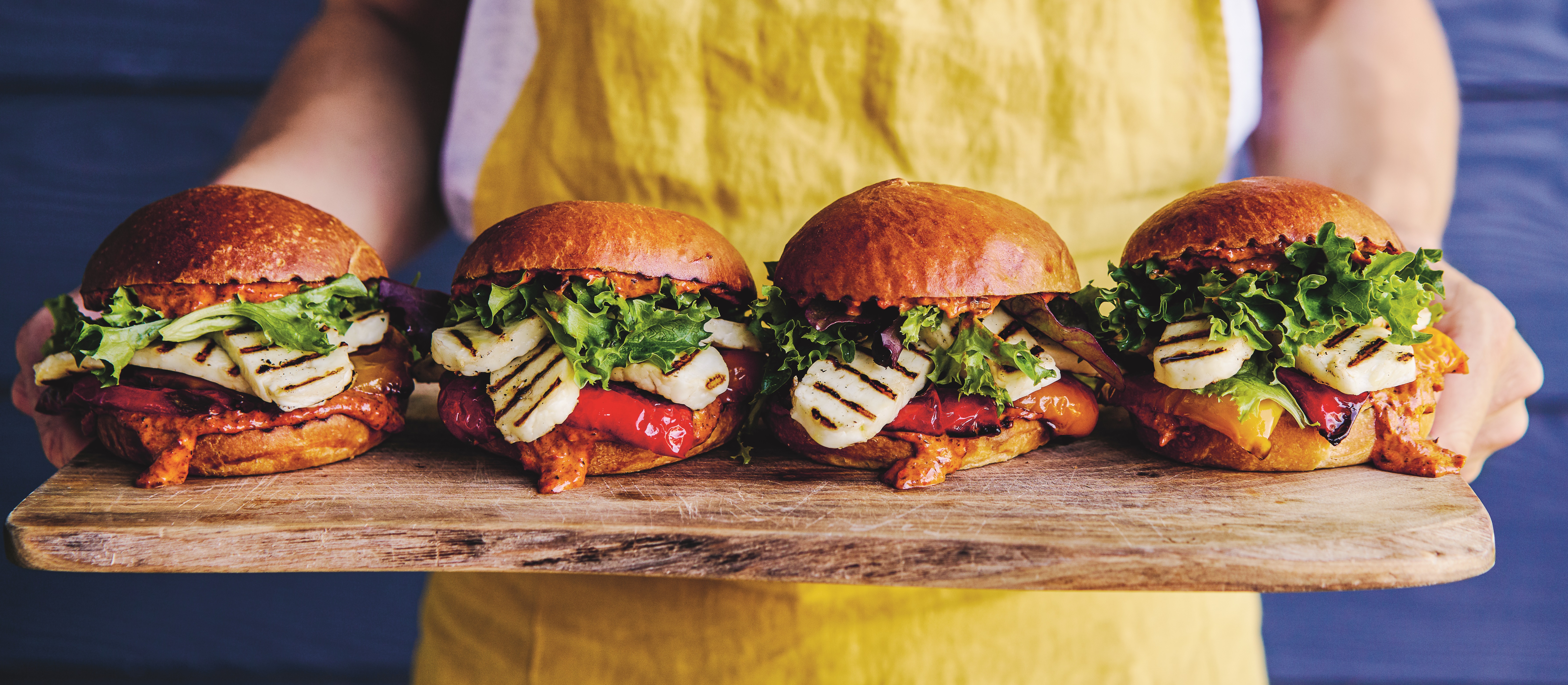 Peri Peri Halloumi Burgers