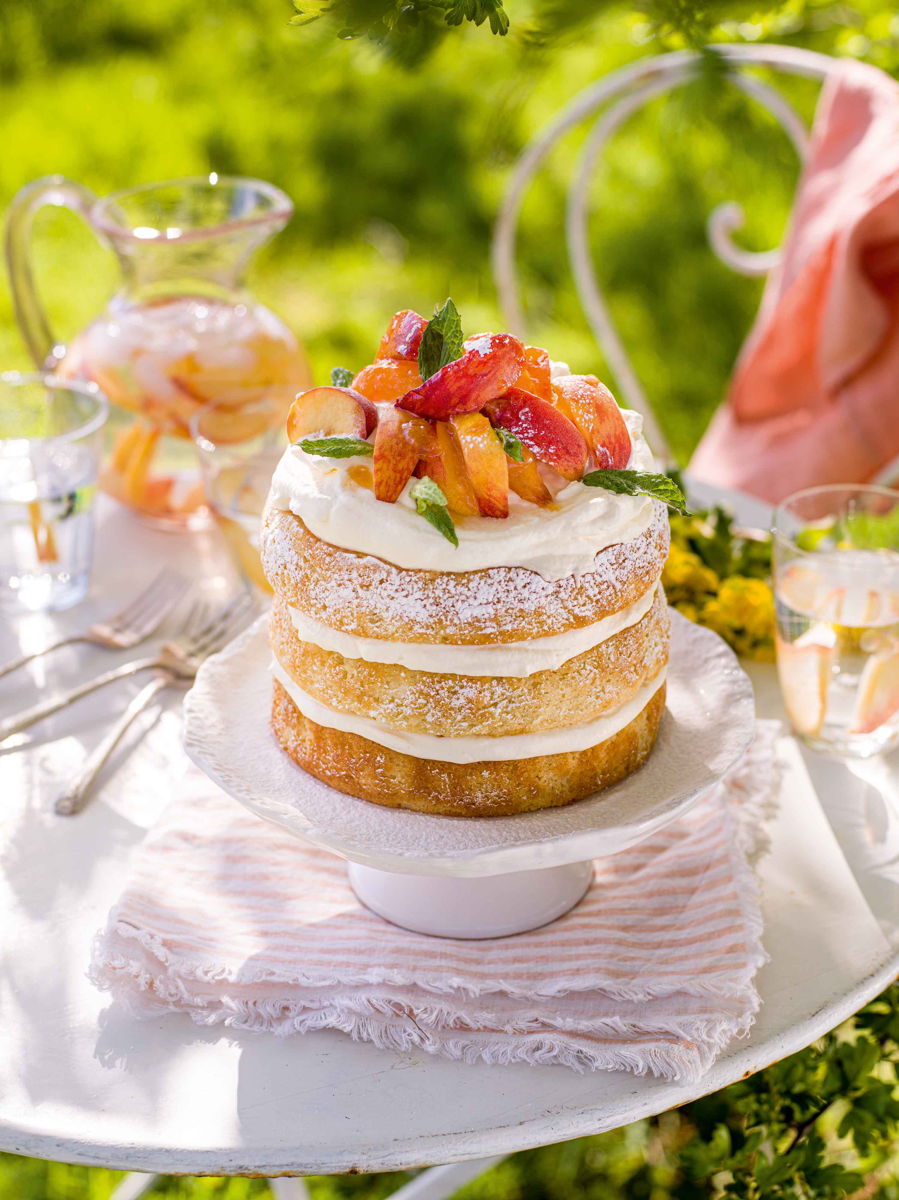 Peach Bellini Cake