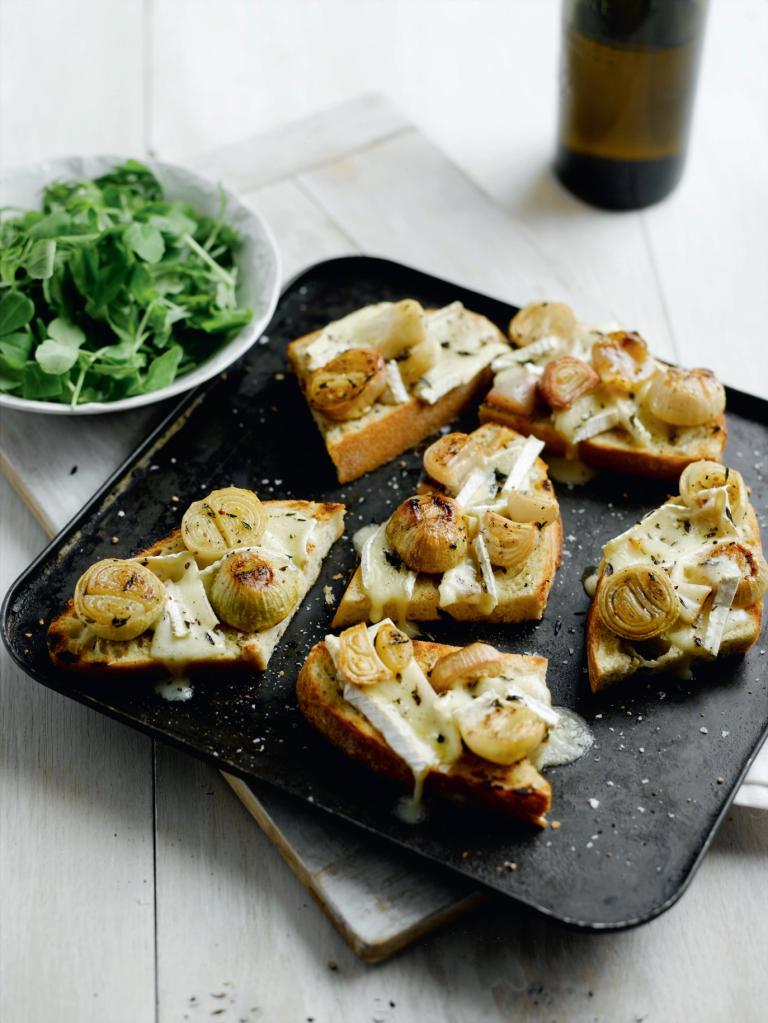 Roast Shallots & Brie