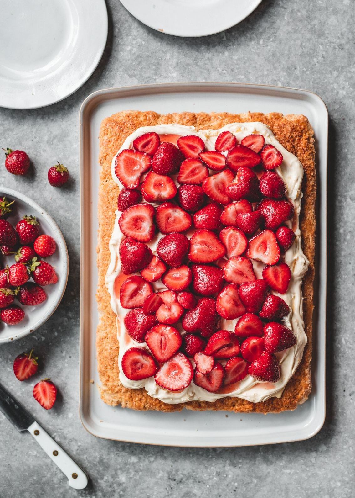 Edd Kimber’s Strawberry & Clotted Cream Slab Scone