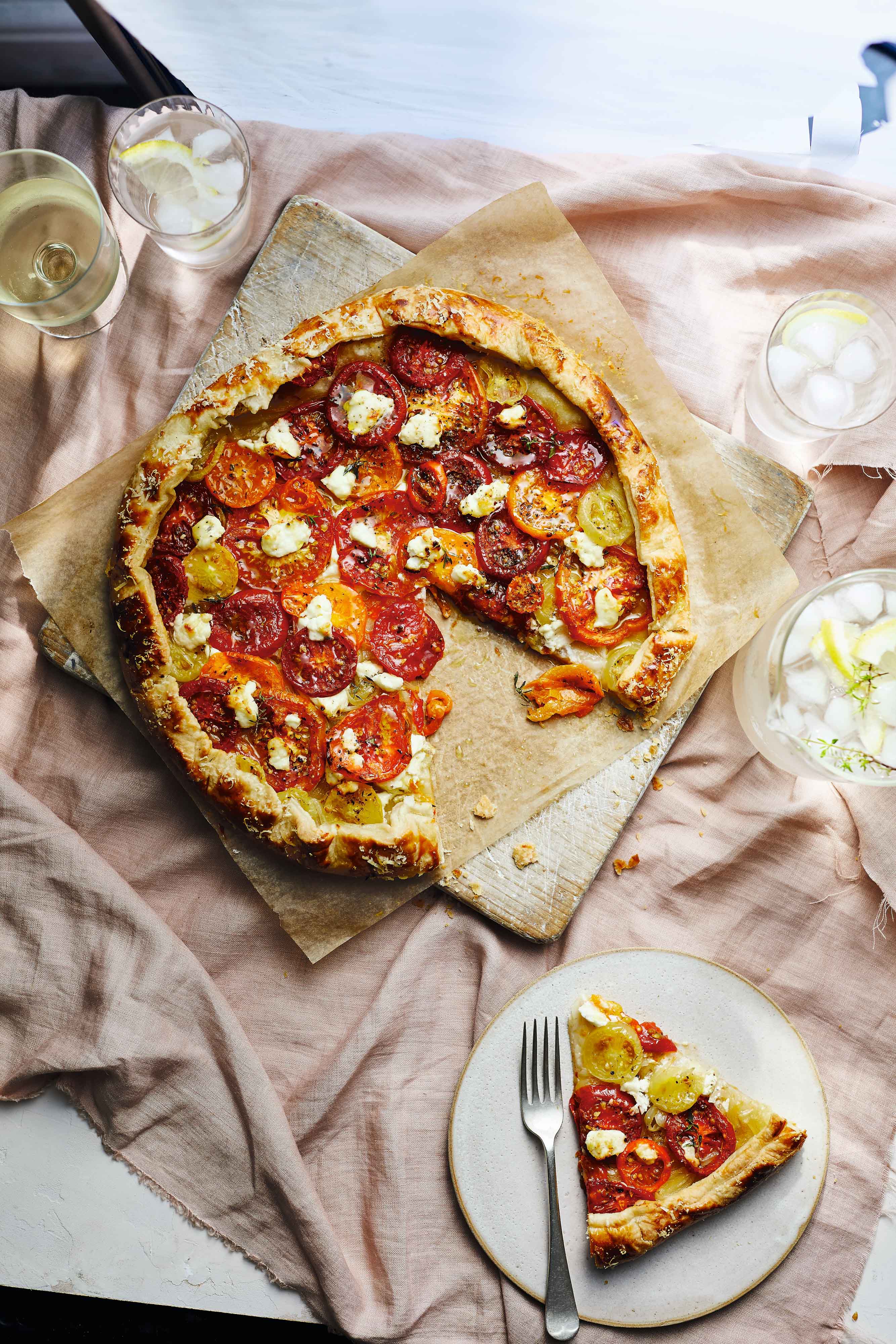 Tomato & Goat’s Cheese Galette