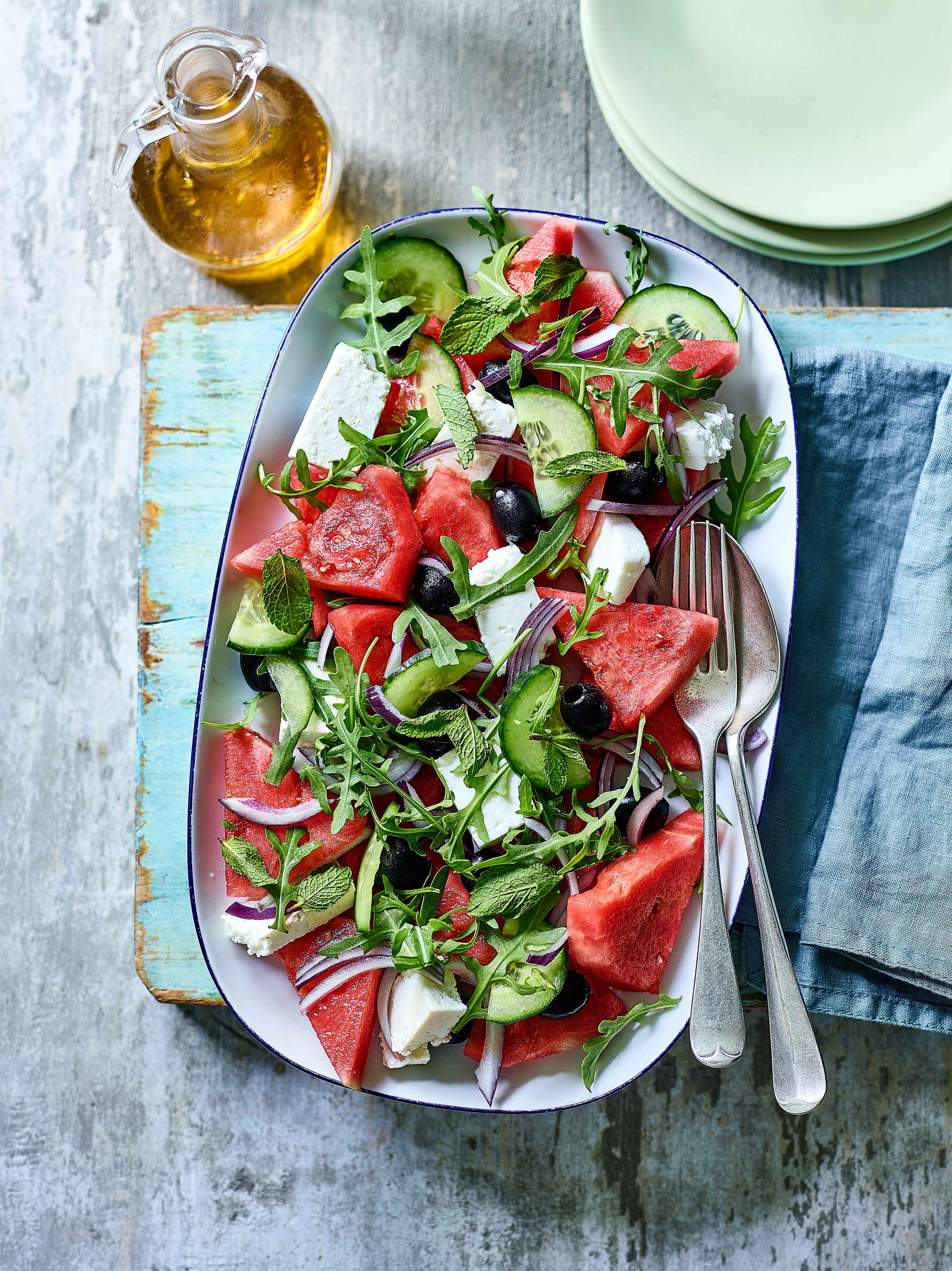 Watermelon, Mint & Feta Salad