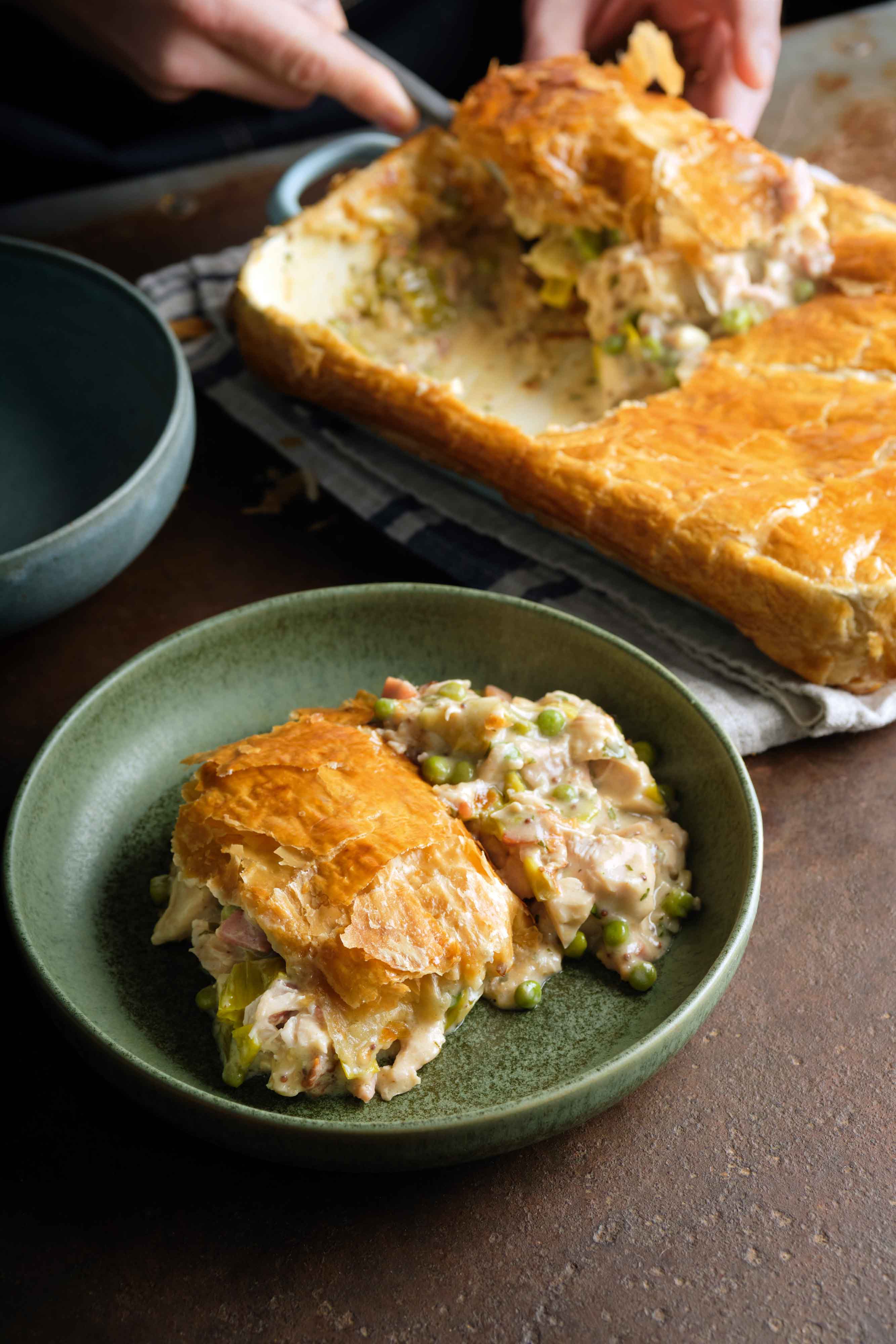 Tom Kerridge’s Roast Chicken & Leek Pie