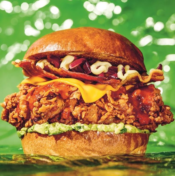 Carl Clarke’s Ultimate Fried Chicken Burger