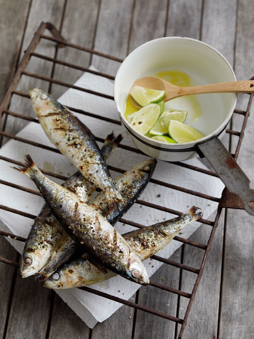 Sensational Barbecued Salt Bath Sardines