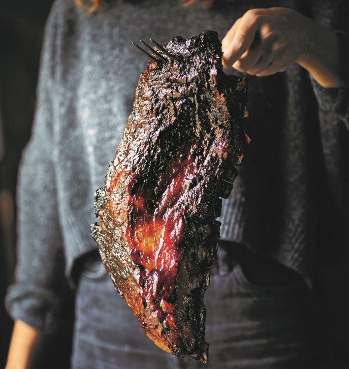 James Whetlor’s Barbecued Lamb Ribs with Tamarind Glaze