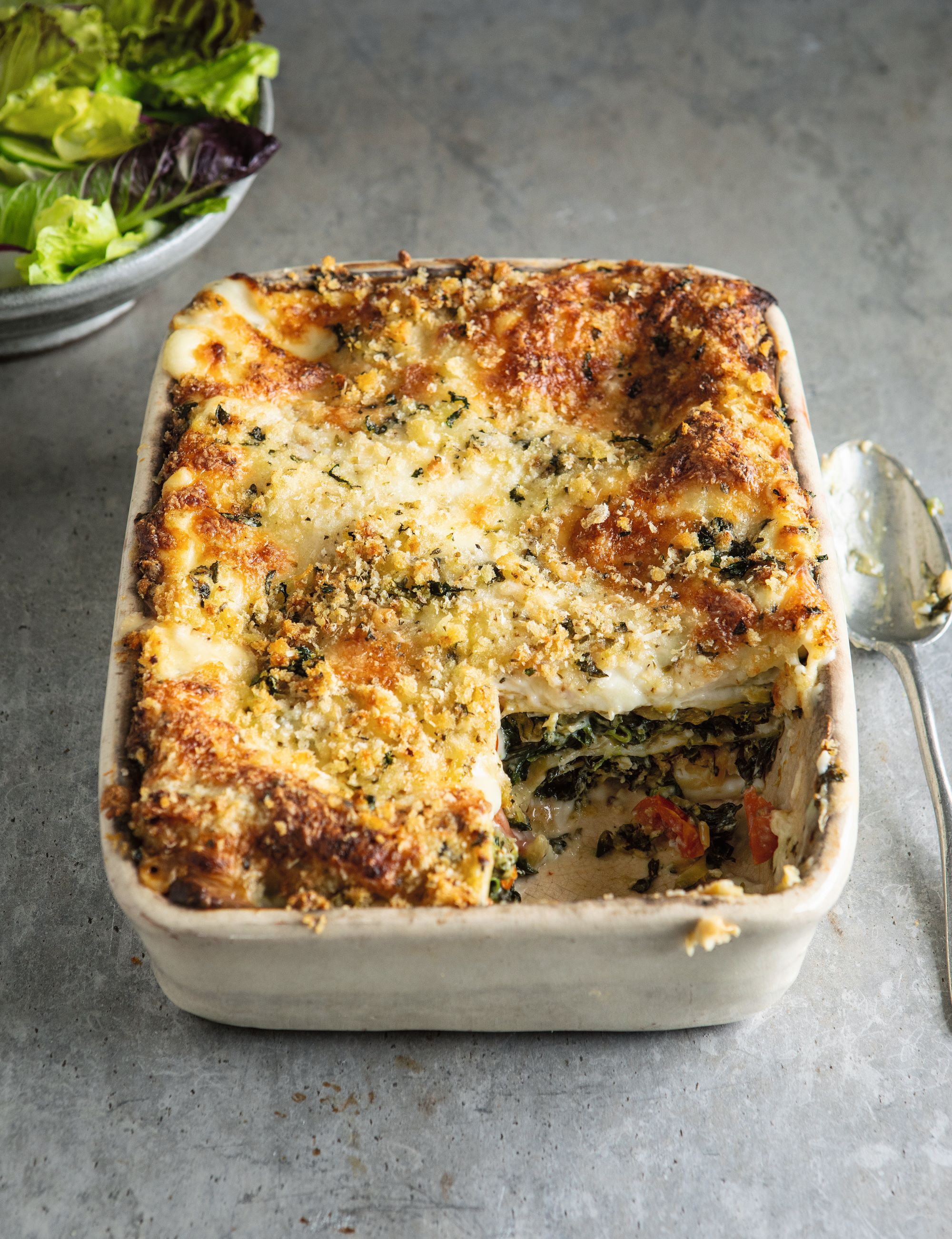 Spinach and Four Cheese Lasagne