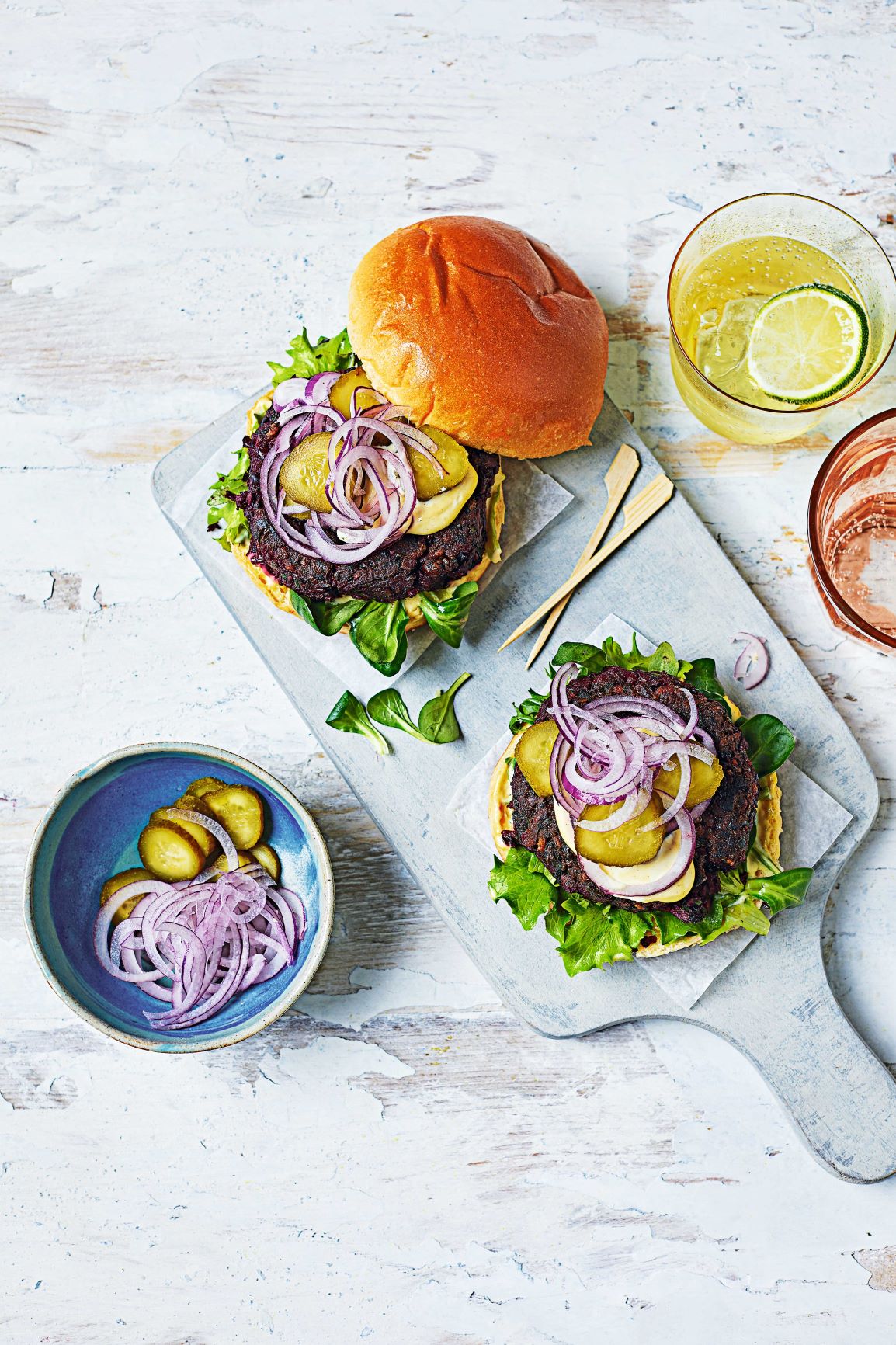 Roast Beetroot Burgers