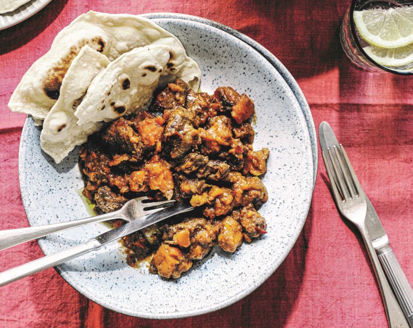 Tender Beef & Sweet Potato Stew