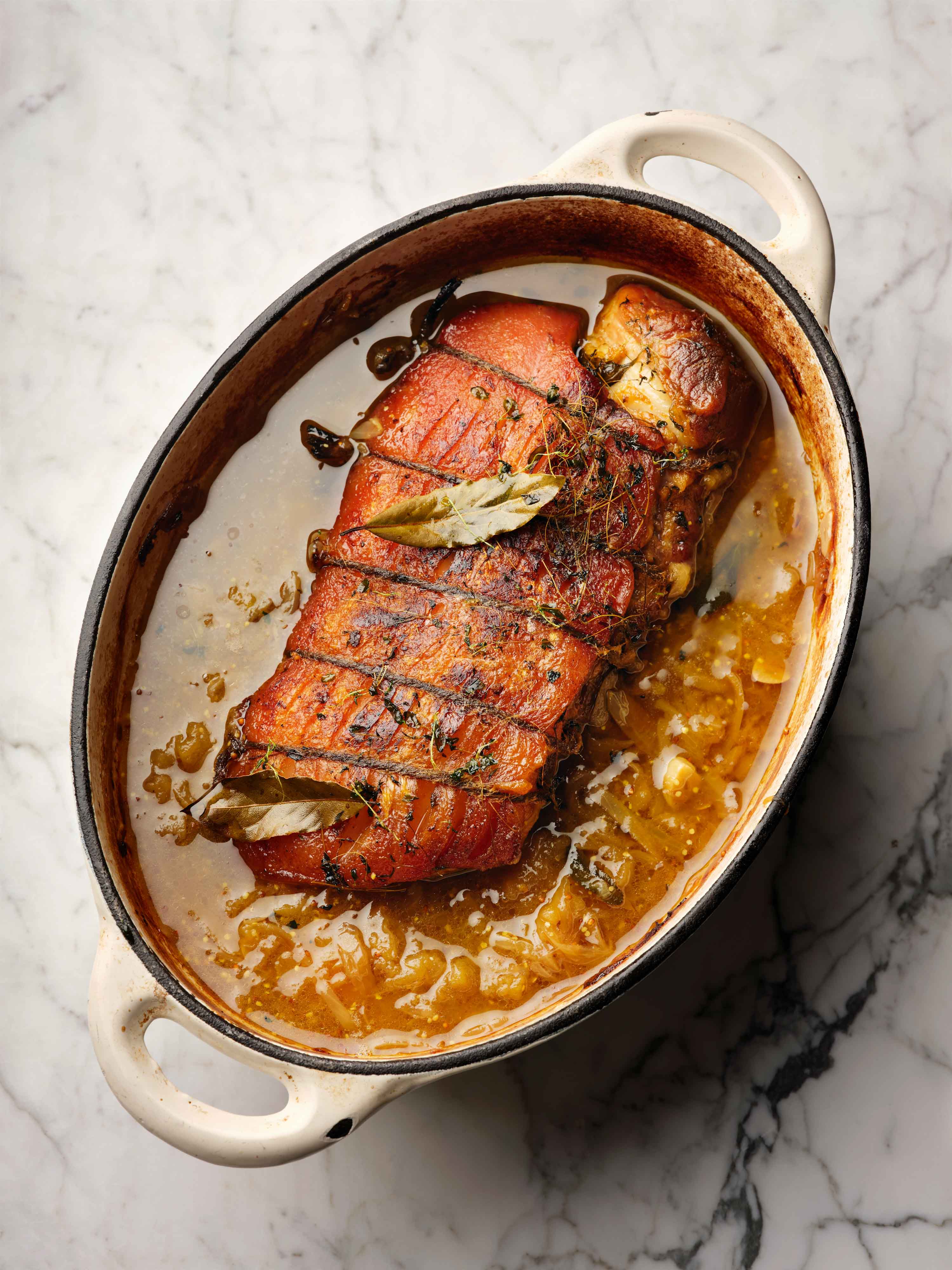 Tom Kerridge’s Pork Pot Roast with Cider & Apples