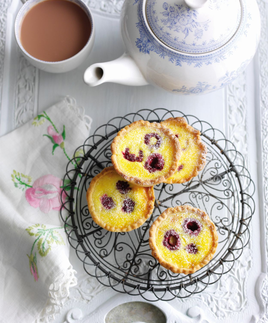 Image for Recipe - Raspberry Custard Tarts